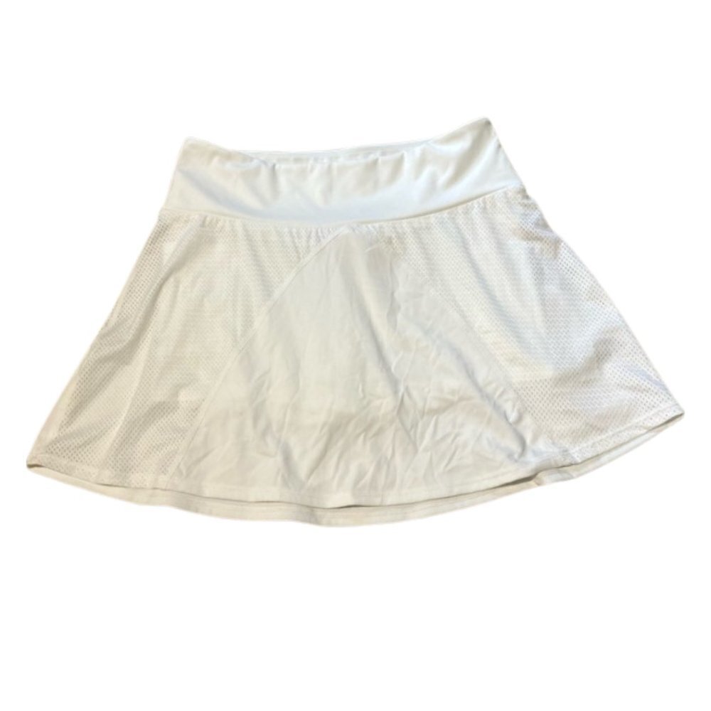 White Skort Flex Time Mesh Panel Tennis Size Small